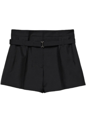Prada belted shorts - Black