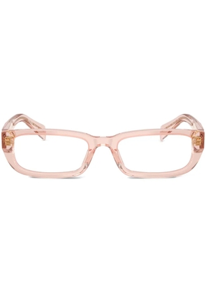 Prada Eyewear rectangle-frame glasses - Pink