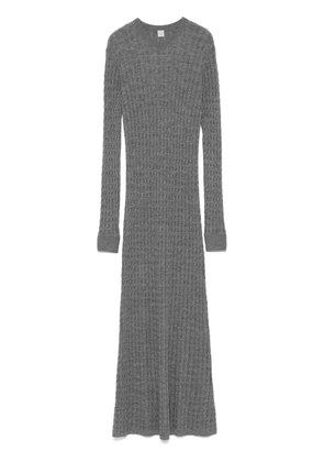 TOTEME cable-knit maxi dress - Grey