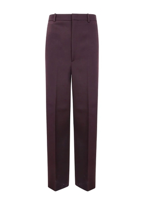 Jil Sander back-pocket wool pants - Purple