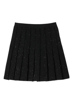 SANDRO pleated mini skirt - Black