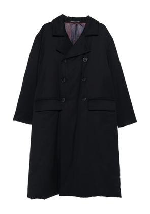 Giorgio Armani double-breasted pocket coat - Blue