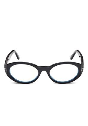 TOM FORD Eyewear oval-frame glasses - Black