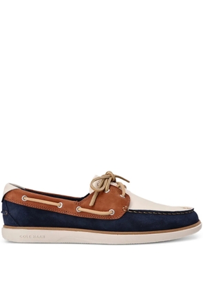 Cole Haan leather boat shoes - Blue