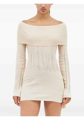 Aya Muse Deva mini dress - Neutrals