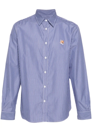 Maison Kitsuné Fox Head cotton shirt - Blue