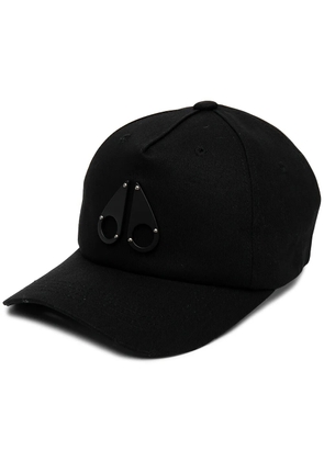 Moose Knuckles logo-plaque cap - Black