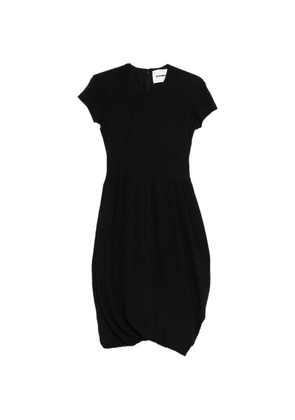 Jil Sander textured midi dress - Black