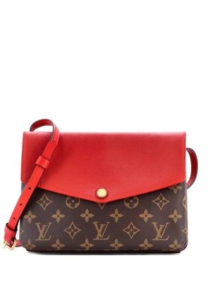 Louis Vuitton Pre-Owned Twice Handbag Monogram Canvas and Leather crossbody bag - Brown