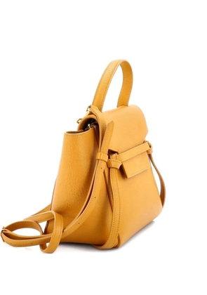 Celine Pre-Owned Belt Bag Textured Leather Nano shoulder bag - Yellow