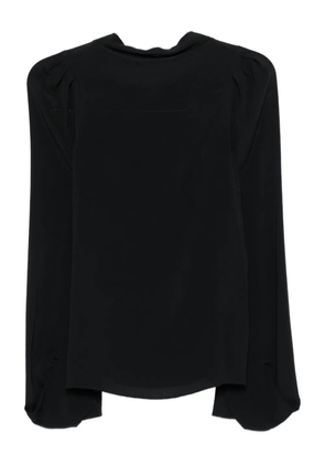 Nº21 puff-sleeve top - Black