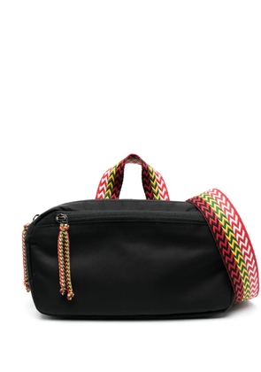 Lanvin chevron woven pattern belt bag - Black