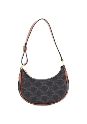 Celine Pre-Owned Ava Bag Triomphe Coated Canvas Mini shoulder bag - Brown