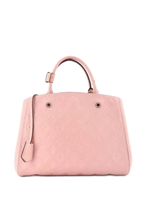 Louis Vuitton Pre-Owned Montaigne Handbag Monogram Empreinte Leather MM satchel - Pink