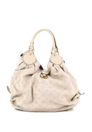 Louis Vuitton Pre-Owned XL Mahina Leather hobo bag - White