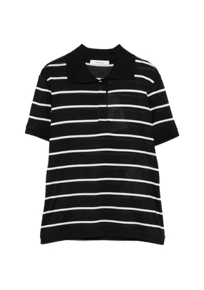 Max Mara striped polo top - Blue