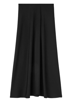 Jil Sander flared midi skirt - Black