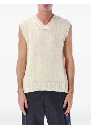 Howlin' V-neck sleeveless sweater - Neutrals