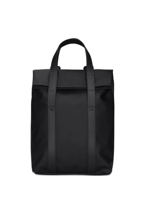 Rains mini 2 Way top-handle tote backpack - Black
