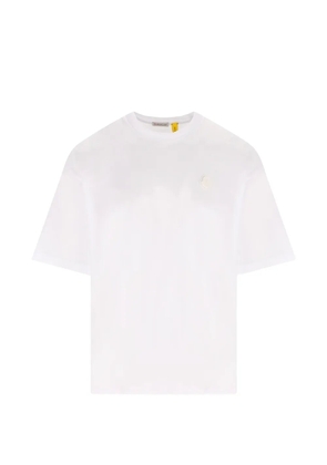 Moncler logo-embroidered T-shirt - White
