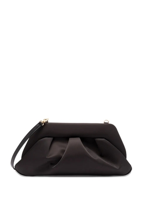 Themoirè Emera gathered clutch bag - Black