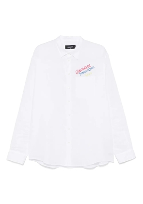 DSQUARED2 linen shirt - White