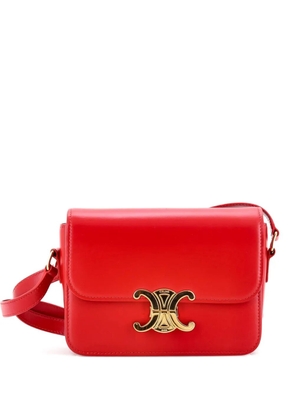 Celine Pre-Owned Triomphe Shoulder Bag Smooth Calfskin Teen crossbody bag - Red