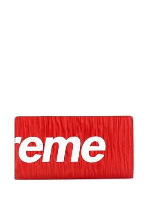 Louis Vuitton Pre-Owned Brazza Wallet Limited Edition Supreme Epi Leather small wallets - Red