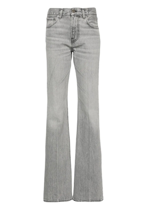 Haikure Flora Fog mid-rise flared jeans - Grey