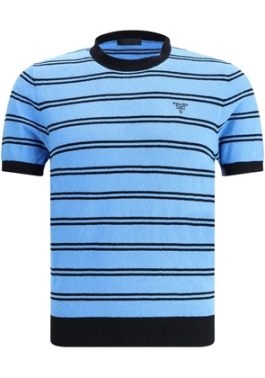 Prada striped T-shirt - Blue