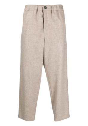 Jil Sander straight-leg cotton trousers - Neutrals