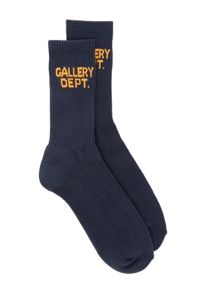 GALLERY DEPT. logo-embroidered socks - Blue