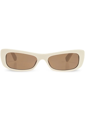 Jacquemus x Linda Farrow Les Lunettes Carino sunglasses - Neutrals