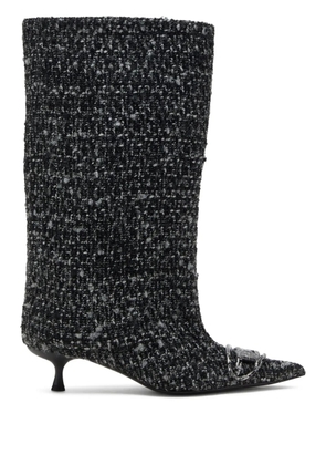 Diesel 40mm D-venus pointed-toe boots - Black