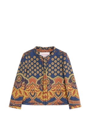 Valentino Garavani Medaglioni Voyage Imaginaire jacket - Blue