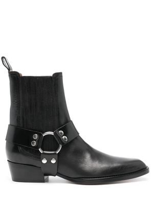 Paris Texas Helena flat ankle boots - Black