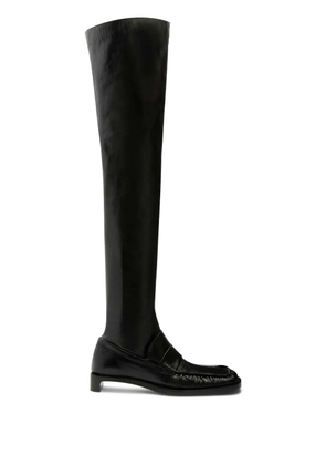 Jil Sander thigh-high boots - Black