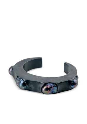 Parts of Four Crescent pearl bracelet - Silver