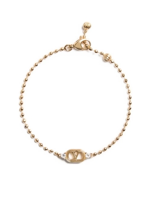 Valentino Garavani Ovalette crystal bracelet - Gold