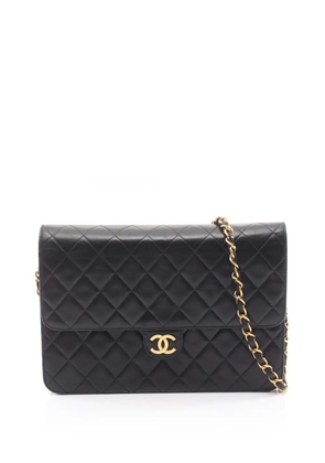 CHANEL Pre-Owned 1997-1999 CC Quilted Lambskin Single Flap shoulder bag - Black