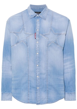 DSQUARED2 Twin Stars denim shirt - Blue