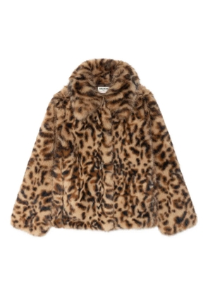 Zadig&Voltaire leopard-print faux-fur coat - Brown