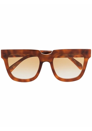 Retrosuperfuture tortoiseshell-effect oversize-frame sunglasses - Brown