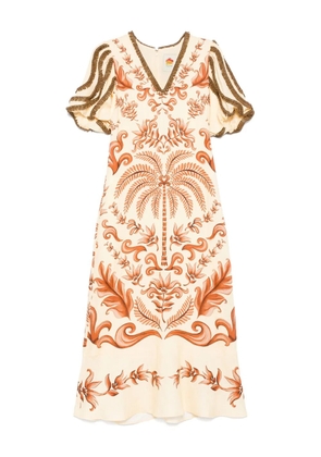 FARM Rio Milani maxi dress - Brown