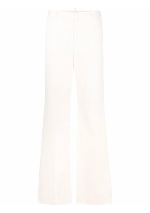 DSQUARED2 straight-leg mid-rise trousers - Neutrals