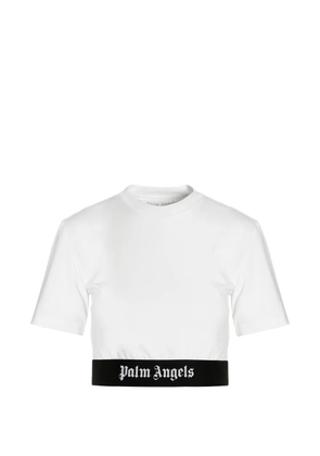 Palm Angels logo-detail t-shirt - White