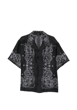 AMIRI bandana-print short-sleeve shirt - Black