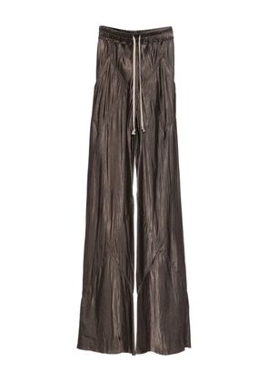 Rick Owens drawstring panelled trousers - Brown