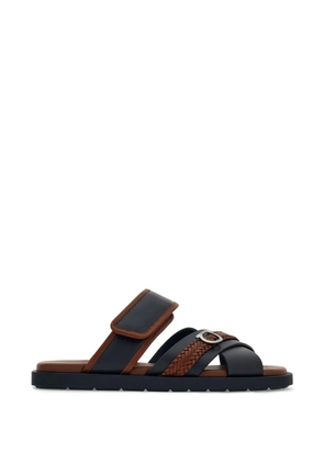 Ferragamo Gancini ornament sandal - Blue