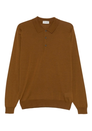 John Smedley Belper polo shirt - Brown